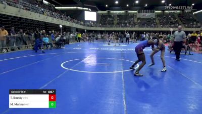 110 lbs Consi Of 8 #1 - Tristan Beatty, Virginia Beach vs Miles Molina, Baltimore