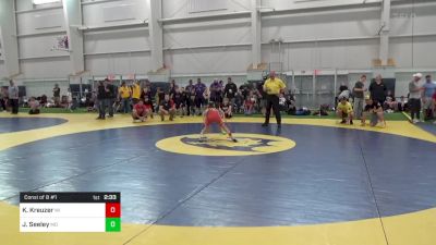 60-M lbs Consi Of 8 #1 - Kaden Kreuzer, WI vs Jack Seeley, MD