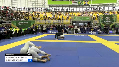 BRUNO HENRIQUE MEIRELES ROCHA vs LUIZ FERNANDO SOARES 2024 Brasileiro Jiu-Jitsu IBJJF