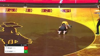 157 lbs Tyler Berger, Nebraska vs Dewey Krueger, Wyoming