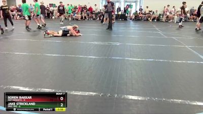 98 lbs Round 3 (6 Team) - Jake Strickland, Spec Ops vs Soren Bakkar, Mat Monkeys