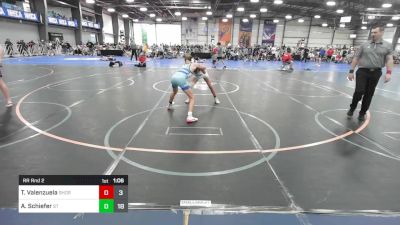 100 lbs Rr Rnd 2 - Ty Valenzuela, Short Time vs Aaden Schiefer, Steller Trained Fett