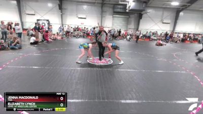 110/115 Round 2 - Jenna MacDonald, TWA vs Elizabeth Lynch, Level Up Wrestling Center