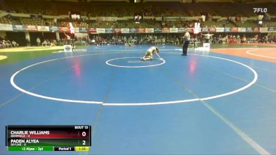 106 lbs Quarters & Wb (16 Team) - Charlie Williams, Hempfield vs Paden Alyea, Skyline