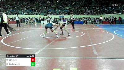 118 lbs Consi Of 64 #2 - Benji Cole, Shawnee Middle School vs Case Rowland, Holland Hall