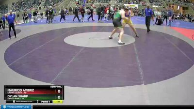 287 lbs Semis & 1st Wrestleback (8 Team) - Mauricio Ambriz, Crook County vs Dylan Sharp, Sweet Home