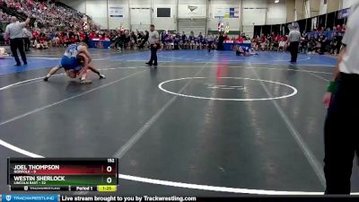 152 lbs Semis & 1st Wrestleback (8 Team) - Joel Thompson, Norfolk vs Westin Sherlock, Lincoln East