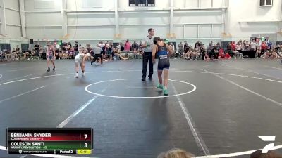 84 lbs Round 4 (8 Team) - Eli Bailey, Contenders Green vs Mason Myers, Armory/Revolution