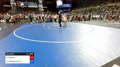 138 lbs Rnd Of 32 - Daniel Zepeda, California vs Hunter Hollingsworth, Oklahoma