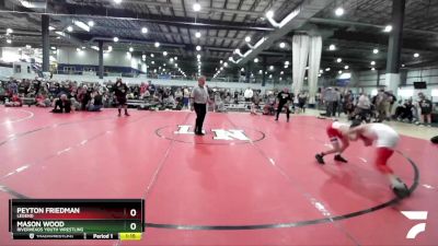 80 lbs Round 3 - Peyton Friedman, Legend vs Mason Wood, Riverheads Youth Wrestling