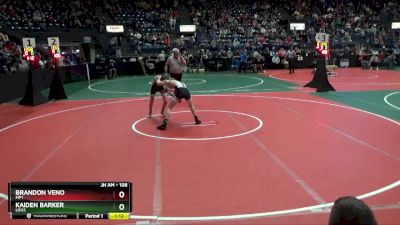 108 lbs Quarterfinal - Brandon Veno, MP1 vs Kaiden Barker, LOU2