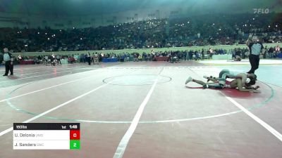 160 lbs Round Of 64 - Uriah Delonia, Union vs Jescee Sanders, Salina Wrestling Club