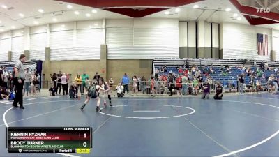 63 lbs Cons. Round 4 - Brody Turner, Bloomington South Wrestling Club vs Kiernin Ryznar, Michigan Matcat Wrestling Club