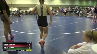 135 lbs Round 3 (6 Team) - Paige Gershmel, Montana vs Veil Foreman, Wyoming