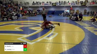 84 lbs Consi Of 16 #1 - Dylan Osolin, Lake Catholic vs Robert Lemley, Charleroi