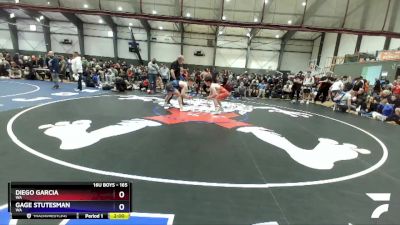 165 lbs Semifinal - Diego Garcia, WA vs Gage Stutesman, WA