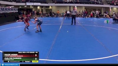 60 lbs 5th Place Match - Evelynn Burgess, Chippewa Elite vs Maizie Weber, Pursuit Wrestling Minnesota