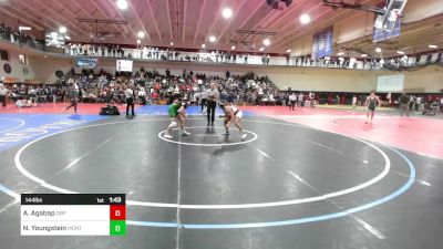 144 lbs Round Of 64 - Alex Agabap, Don Bosco Prep vs Nolan Youngstein, Montville