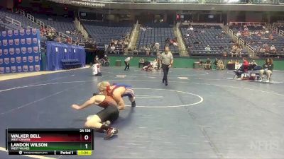 2A 126 lbs Champ. Round 1 - Walker Bell, West Craven vs Landon Wilson, West Wilkes