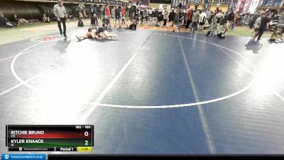 160 lbs Quarterfinal - Ritchie Bruno, CO vs Kyler Knaack, IA