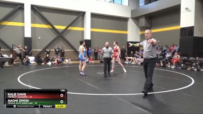 170 lbs Round 5 (16 Team) - Naomi Simon, Female Elite Wrestling vs Kalie Davis, Midwest Assassins