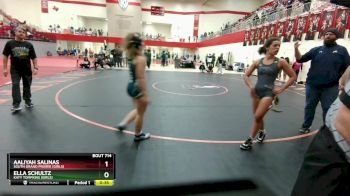 185 lbs 3rd Place Match - Ella Schultz, Katy Tompkins (Girls) vs Aaliyah Salinas, South Grand Prairie (Girls)