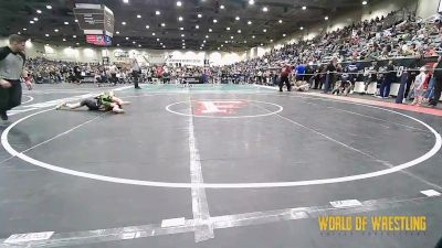 75 lbs Quarterfinal - Tanner Kunze, Salem Elite Mat Club vs Jacob Palomino, Snake Pit