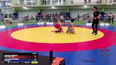 55kg Cons. Round 3 - Jacob Abbott, Team Impact WC vs Nazar Fayfruk, Jr Huskies