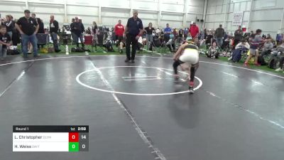 90 lbs Round 1 - Lucas Christopher, Olympia vs Hayden Weiss, Dayton Bandits