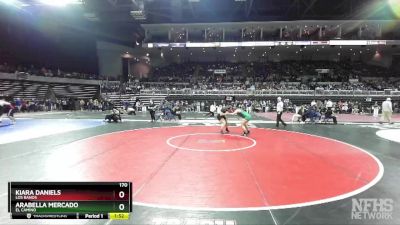 170 lbs Champ. Round 1 - Arabella Mercado, El Camino vs Kiara Daniels, Los Banos