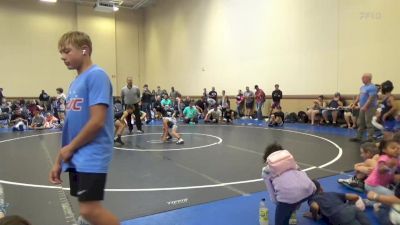 65 lbs Rr Rnd 4 - Jackson Habel, K8 Camp Reynolds vs Chase Miller-Smith, K8 Team Gotcha