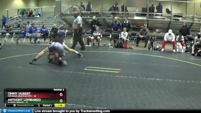 130 lbs Round 3 (6 Team) - Timmy Hubert, Michigan Grappler RTC vs Anthony Lombardo, Illinois Menace