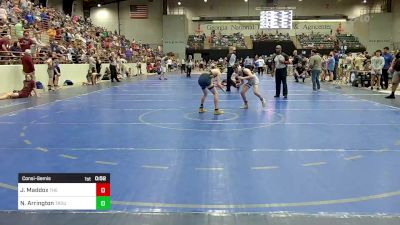 100 lbs Consolation - Jeremy Maddox, The Storm Wrestling Center vs Noah Arrington, Troup Wrestling