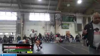 100 lbs Round 5 (6 Team) - James Wright, AACo Allstars vs Isisah Womack, Germantown Wrestling