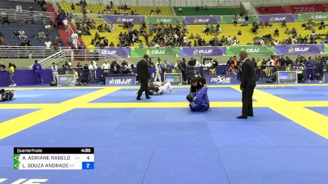 AGHATA ADRIANE RABELO FERNANDES vs LARYSSA SOUZA ANDRADE 2024 Brasileiro Jiu-Jitsu IBJJF