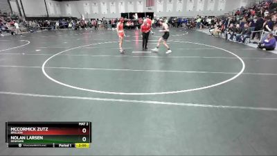 144 lbs Champ. Round 1 - McCormick Zutz, Brillion vs Nolan Larsen, Denmark