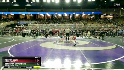 1A 126 lbs Cons. Round 1 - Keaton Ellis, Liberty County vs Benjamin Goyeneche, Natures Coast Tech