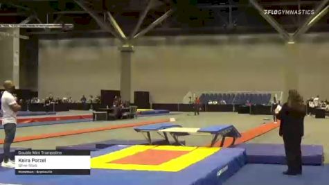 Keira Porzel - Double Mini Trampoline, Silver Stars - 2021 USA Gymnastics Championships