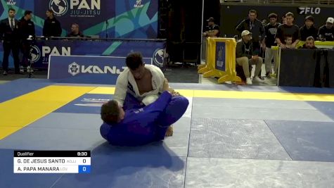 GUTEMBERG DE JESUS SANTOS PEREIR vs ALEXANDRE PAPA MANARA 2024 Pan Jiu Jitsu IBJJF Championship