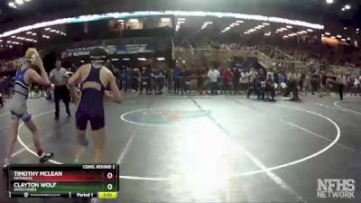 2A 106 lbs Cons. Round 2 - Timothy McLean, Matanzas vs Clayton Wolf, Okeechobee