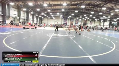 120 lbs Rd# 3 12:00pm Friday - Cooper Schlaegel, Terps Xtreme vs Matteo Gonzalez, NCWAY National Team