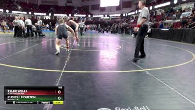 182 lbs Quarterfinal - Russell Moulton, Middleton vs Tyler Wells, Rocky Mountain