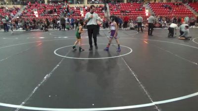 64 lbs Cons. Round 3 - Blaze Ibarra, Pratt Wrestling Club vs Elijah Armenta, Ark City Takedown Wrestling Cl