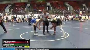 145 lbs Round 2 (6 Team) - Jaxon Gonzalez, Attrition vs Reese Willing, Bad Bass WC