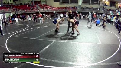 160 lbs Cons. Round 5 - Max Erickson, York Wrestling Club vs Ryland Krajewski, Waverly Wrestling Club