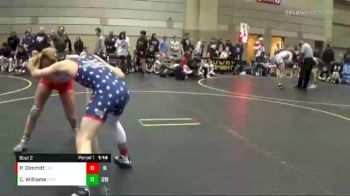 122 lbs Round 1 (6 Team) - Perrin Dimmitt, Elite Athletic Club vs Cecilia Williams, MI Pitbulls