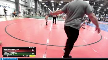 72 lbs Rd# 10- 4:00pm Saturday Final Pool - Abram McCall, Team Michigan vs Colton Parkalo, Virginia Hammers