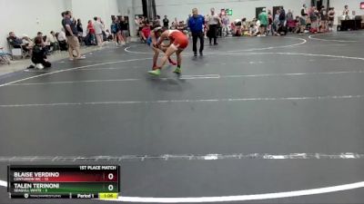 120 lbs Placement (4 Team) - Talen Terinoni, Seagull White vs Blaise Verdino, Centurion WC