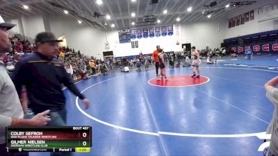 136 lbs Round 3 - Gilmer Nielsen, Sheridan Wrestling Club vs Colby Gefroh, High Plains Thunder Wrestling