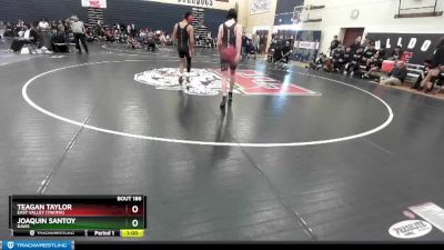 132 lbs Cons. Round 2 - Joaquin Santoy, Davis vs Teagan Taylor, East Valley (Yakima)